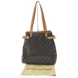 ▼▼ LOUIS VUITTON トートバッグ モノグラム バティニョール・ヴェルティカル M51153 ブラウン Bランク