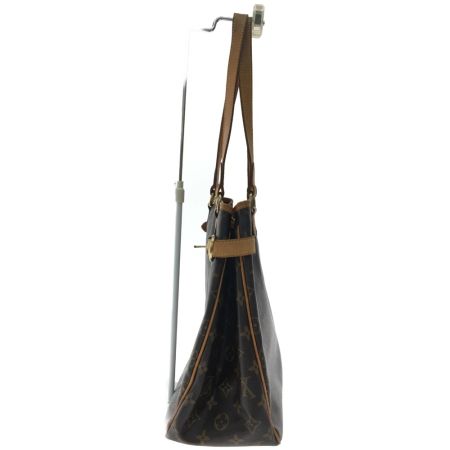  LOUIS VUITTON トートバッグ モノグラム バティニョール・ヴェルティカル M51153 ブラウン