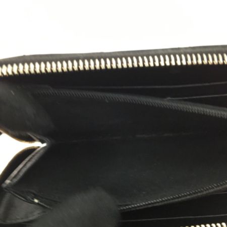  CHANEL シャネル 長財布 ラウンドファスナー マトラッセ ココマーク ラムスキン ブラック