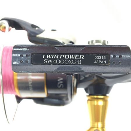  SHIMANO シマノ 釣り具 スピニングリール 15ツインパワーSW4000XG-B 傷あり 箱なし