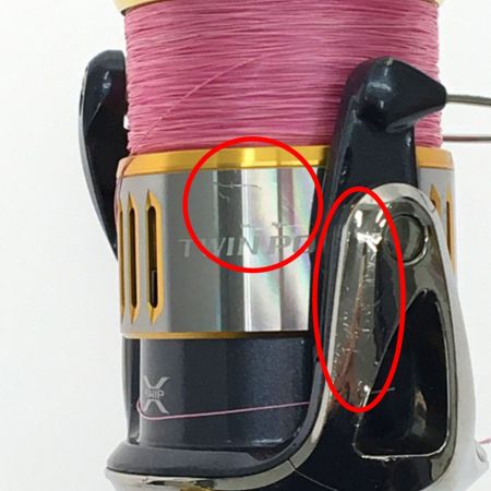  SHIMANO シマノ 釣り具 スピニングリール 15ツインパワーSW4000XG-B 傷あり 箱なし