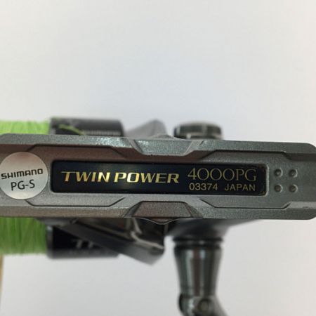  SHIMANO シマノ 15ツインパワー 4000PG 釣り具 スピニングリール 付属品なし 傷あり