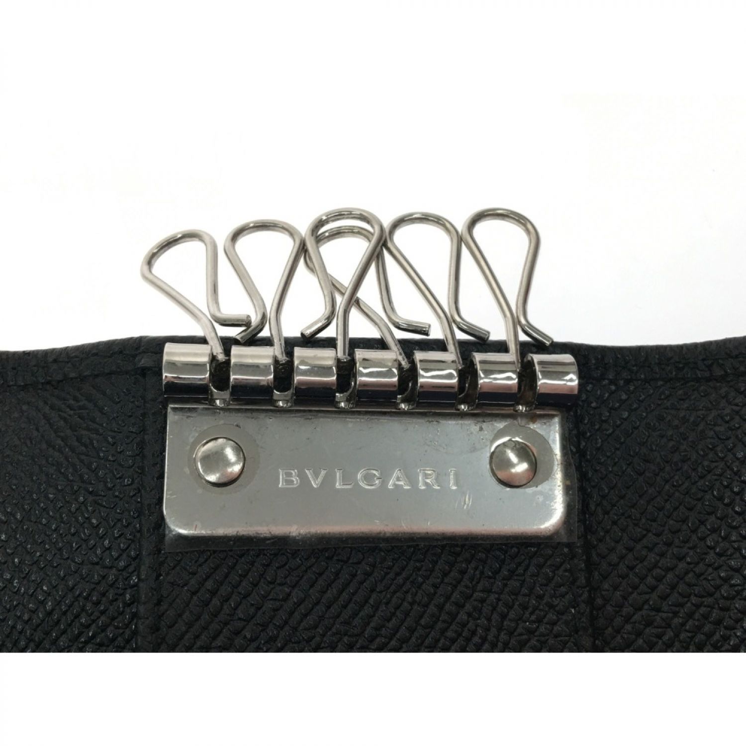 中古 Bvlgari ブルガリ メンズ 6連 キーケース ハトメ破損 ブラック Cランク 総合リサイクルショップ なんでもリサイクルビッグバン オンラインショップ