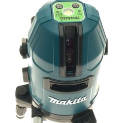 ▼▼ MAKITA マキタ 工具 レーザー墨出し器 マキタ ケース・説明書・受光器・保護メガネ付き SK10GD グリーン Aランク