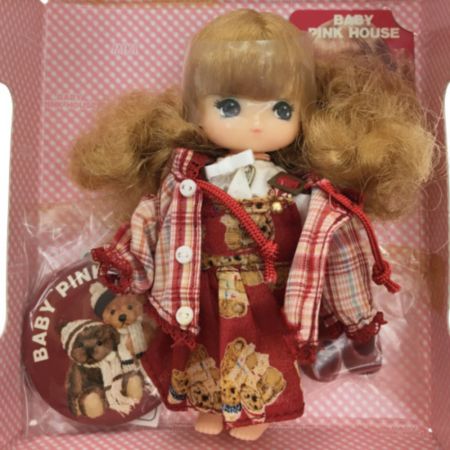 中古】 タカラ ピンクハウス リカちゃん ミキちゃん マキちゃん B