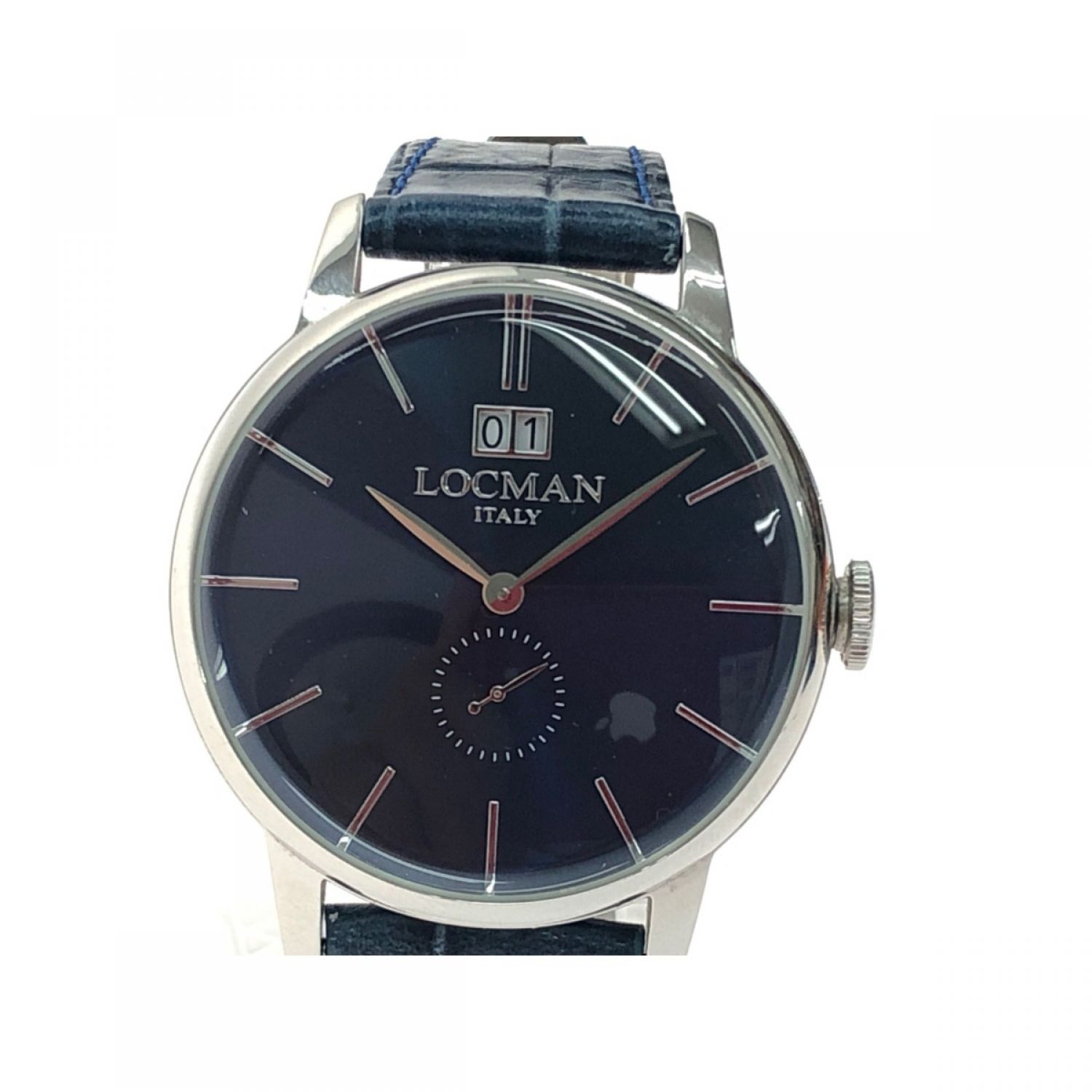 中古】 LOCMAN メンズ腕時計 クオーツ 2針 1960コレクション 0252-V02