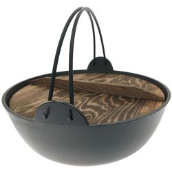 ▼▼  五進印 みちのく鉄器 アルミ鋳物製品 田舎鍋 直径40㎝ Aランク