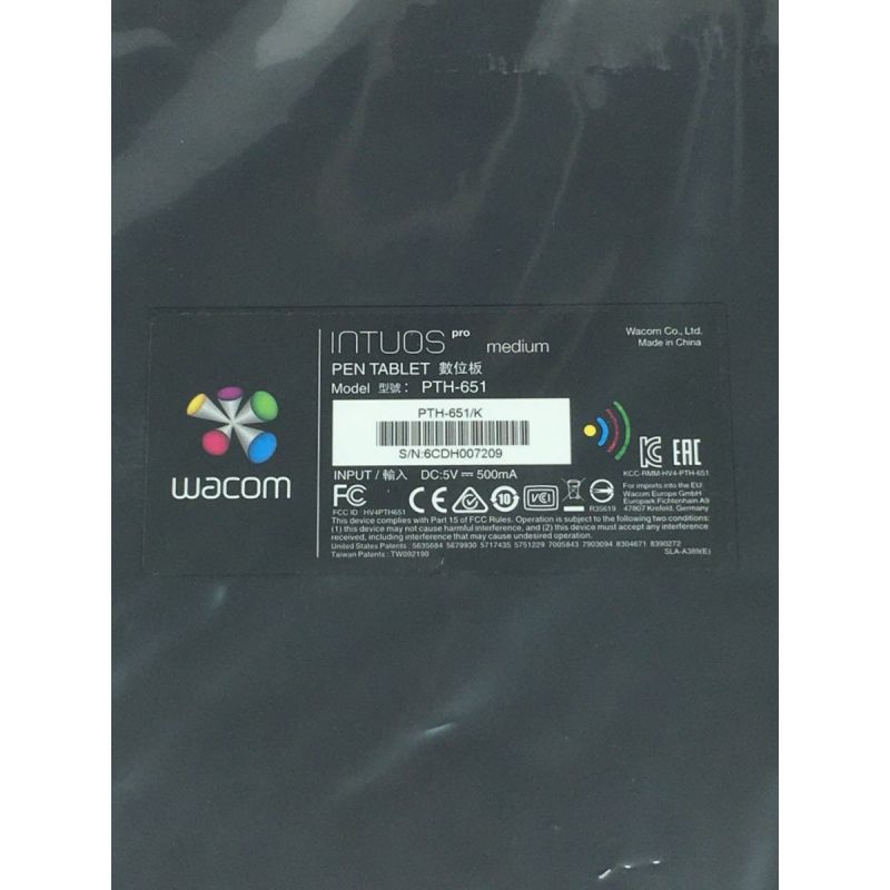 中古】 WACOM ワコム ペンタブレット 旧モデル Mサイズ intuos Pro PTH