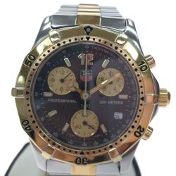 ▼▼ TAG HEUER タグホイヤー クオーツ プロフェッショナル200 クロノグラフ CK1120 Bランク