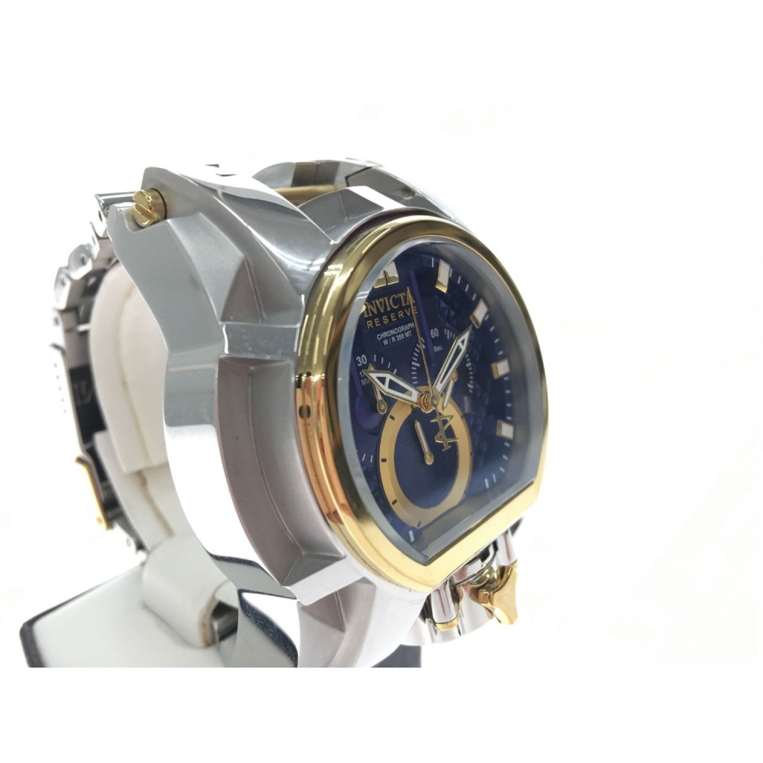 ゴールドプレートケースサイズ【新品】インビクタ ボルト 腕時計 メンズ クォーツ クロノグラフ カレンダー