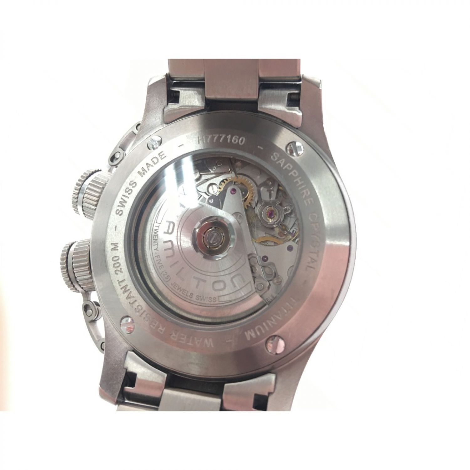 ▼▼HAMILTON ハミルトン メンズ腕時計 自動巻き カーキ  H77716353