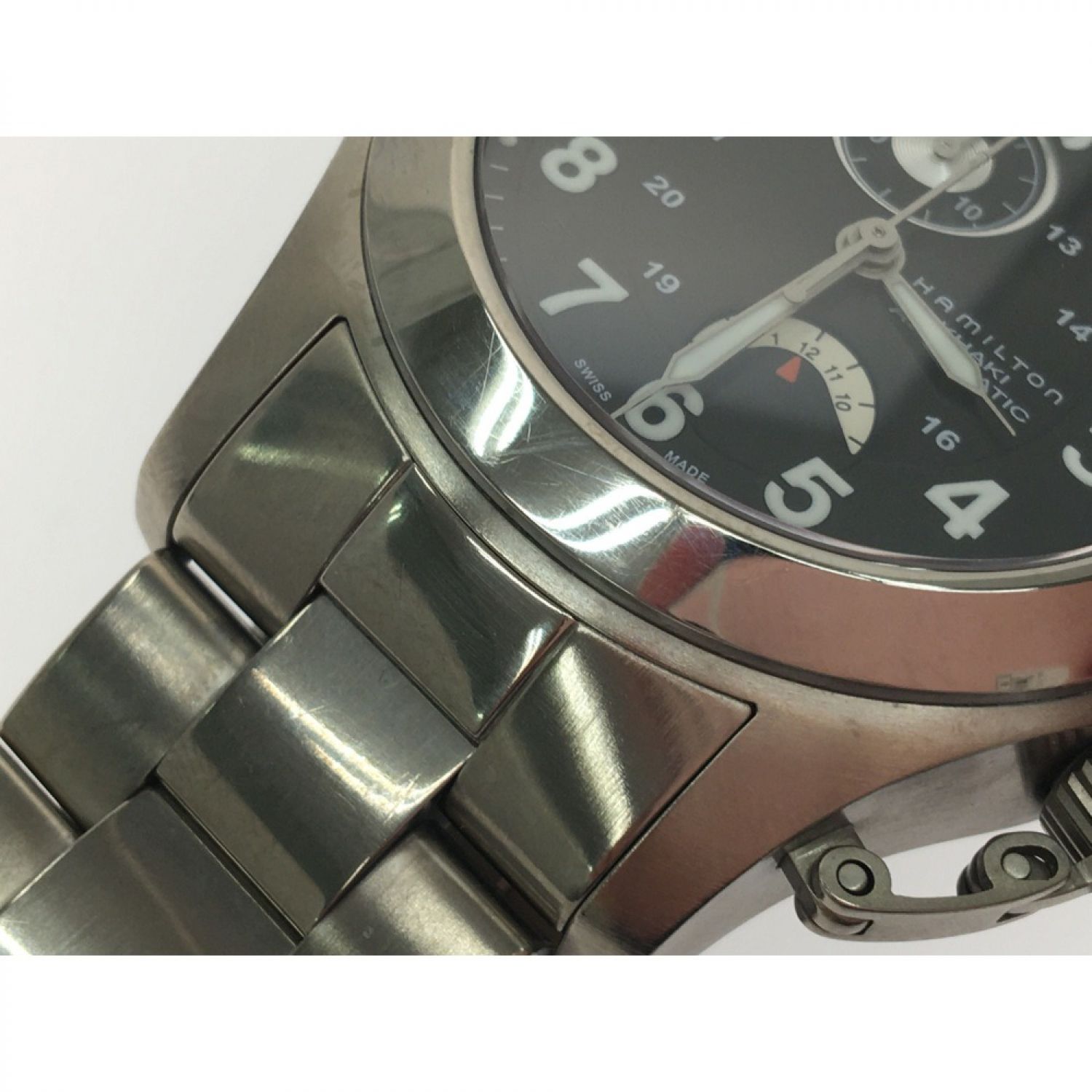 ▼▼HAMILTON ハミルトン メンズ腕時計 自動巻き カーキ  H77716353
