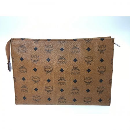  MCM エムシーエム セカンドバッグ クラッチバッグ ブラウン