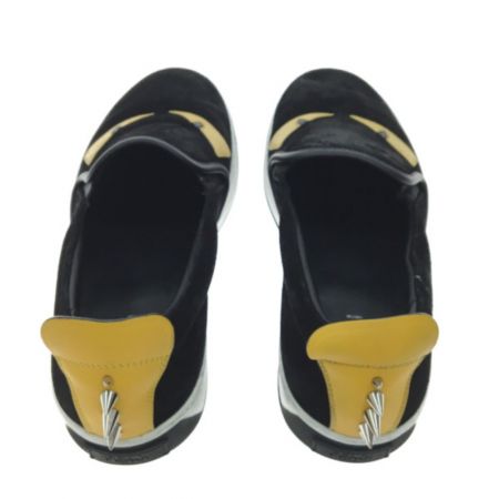  FENDI フェンディ スリッポン 靴 モンスター ブラック