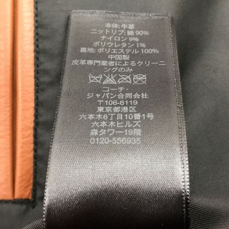 【中古】 COACH コーチ スタジャン F86146 ブラウン Bランク