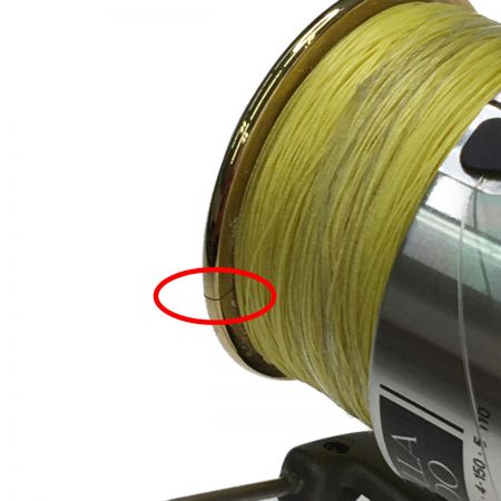  SHIMANO シマノ スピニングリール STELLA リールエッジ目立つ傷あり 98ｽﾃﾗ 4000 SC484 シルバー