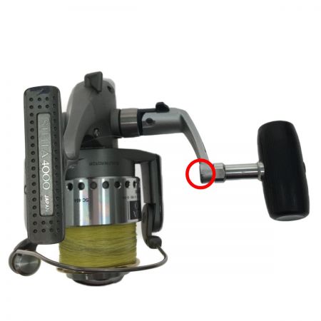  SHIMANO シマノ スピニングリール STELLA リールエッジ目立つ傷あり 98ｽﾃﾗ 4000 SC484 シルバー