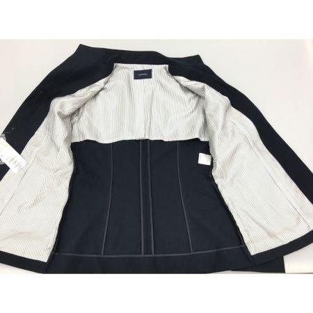  NEWYORKER ニューヨーカ レディース スタンドカラー 長袖 ジャケット タグ付 51-55-5204 ネイビー