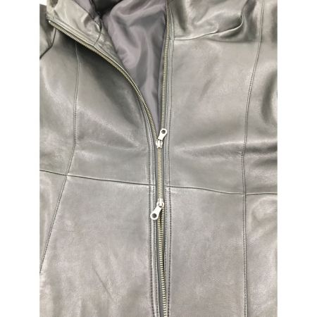  BG メンズ ラムレザーパーカージャケット 32-92LJ50 ブラック