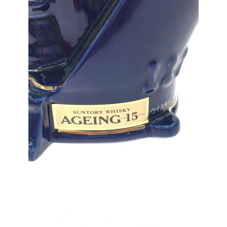 【北海道内限定発送】 SUNTORY サントリー ウイスキー ageing 15 ハープ 陶器ボトル 500ml 未開栓