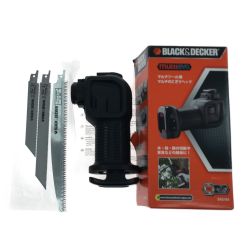 ▼▼ BLACK+DECKER ブラックアンドデッカー ERS183 マルチエボ のこぎりヘッド 2021年製 ERS183 ブラック Aランク