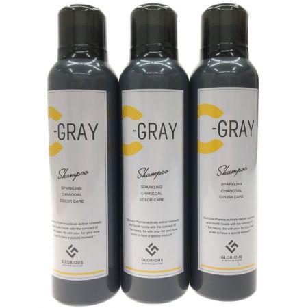  シーグレイ 2）シーグレイ カラーケアスパークリングシャンプー 3本セット