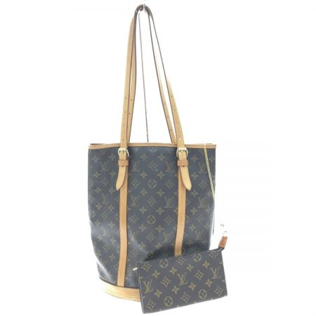  LOUIS VUITTON ルイヴィトン トートバッグ モノブラム バケット27 ポーチ付 難有品 M42236