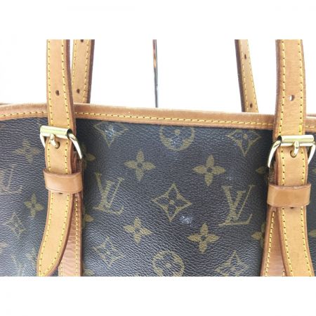 LOUIS VUITTON ルイヴィトン トートバッグ モノブラム バケット27 ポーチ付 難有品 M42236