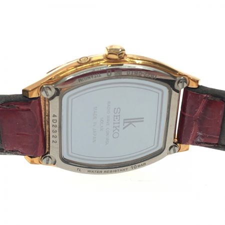  SEIKO セイコー レディース腕時計 電波ソーラー LUKIA ルキア デイト フラワーパーティ IB22-08TO