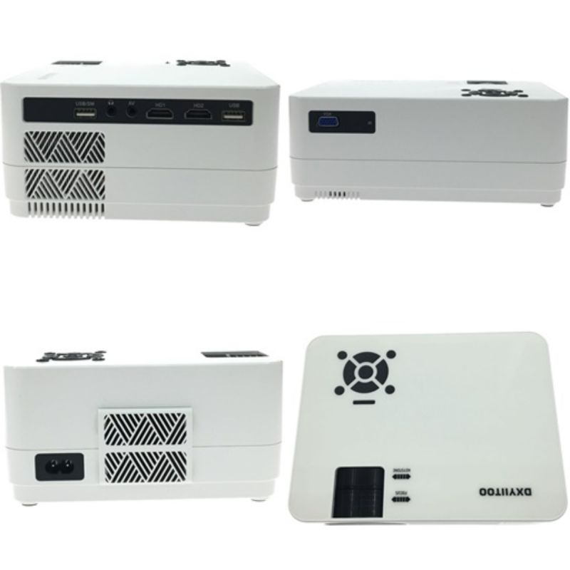 中古】 DXYIITOO プロジェクター WIFI Buletooth HD Projector 箱