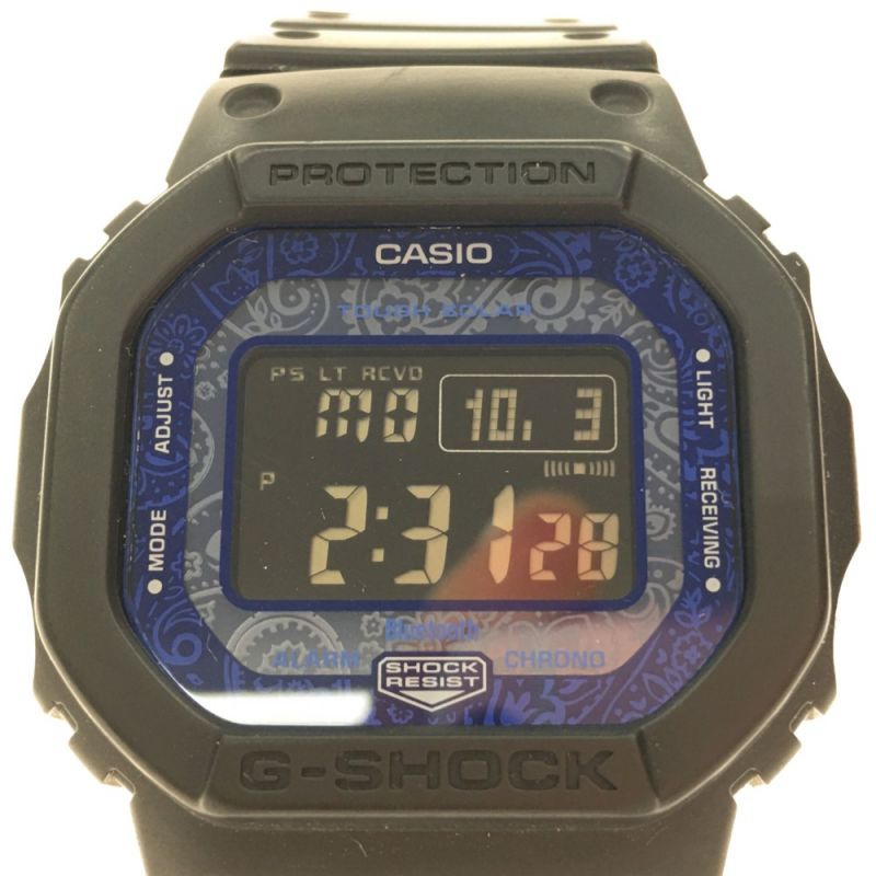 カラーブラックG-SHOCK ソーラーデジタル時計 GW-B5600 - omegasoft.co.id
