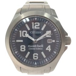 ▼▼ CITIZEN シチズン メンズ腕時計 電波時計 プロマスター mont-bell コラボレーション BN0121-51L Bランク