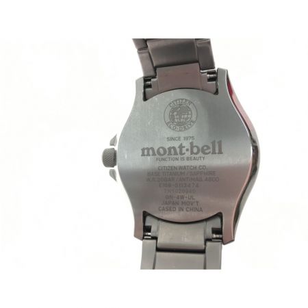  CITIZEN シチズン メンズ腕時計 電波時計 プロマスター mont-bell コラボレーション BN0121-51L