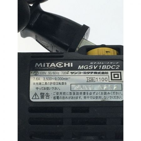  MITACHI  サンコーミタチ  電子ストレートサンダ 無段変速 100V MGSV1BDC2 グリーン