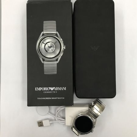  EMPORIO ARMANI エンポリオアルマーニ 腕時計 スマートウォッチ 箱・ケース・充電器付き ステンレススチール  ART5006-2822006