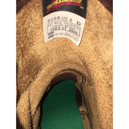  RED WING レッドウィング メンズ エンジニアブーツ 100周年記念モデル USA製 8258 ブラウン