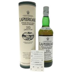 ▼▼ SUNTORY サントリー スコッチウイスキー LAPHROAIG ラフロイグ 旧ボトル 10年 700ml Nランク 未開栓