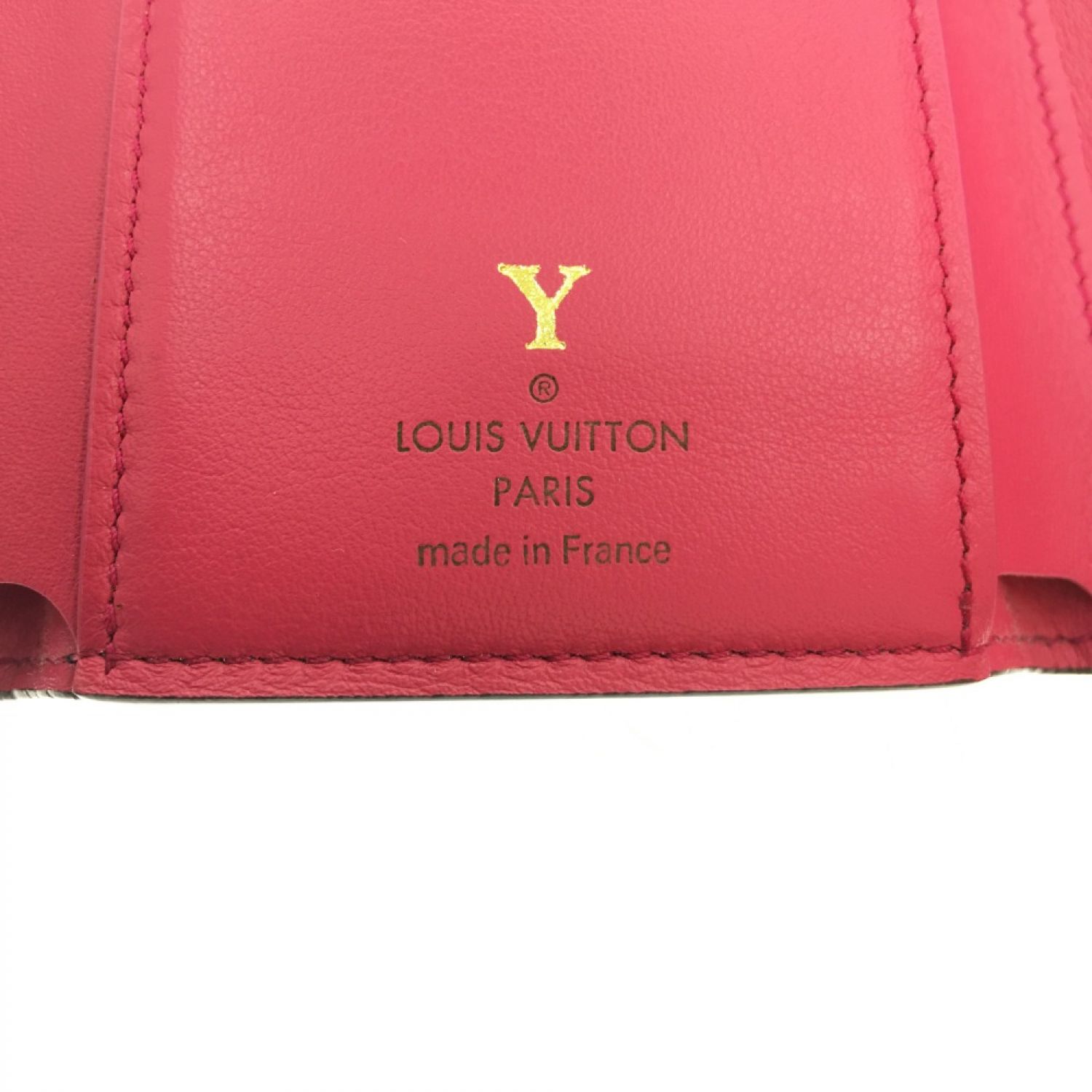 中古】 LOUIS VUITTON ポルトフォイユ カプシーヌ コンパクト 三つ折り