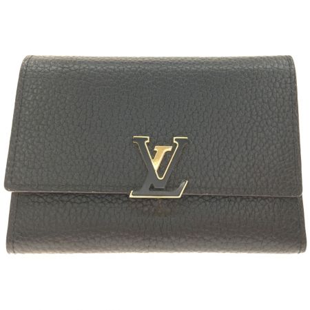  LOUIS VUITTON ルイヴィトン ポルトフォイユ カプシーヌ コンパクト 三つ折り財布 M62157