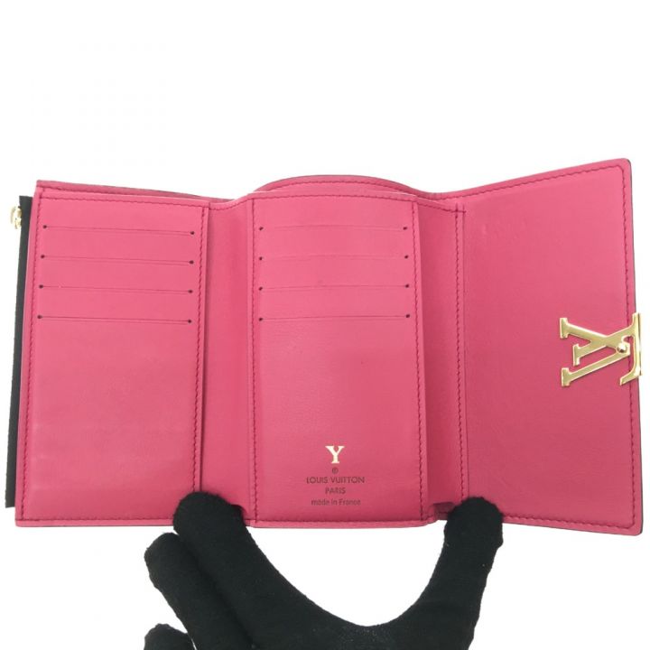 LOUIS VUITTON ルイヴィトン ポルトフォイユ カプシーヌ コンパクト 三つ折り財布 M62157｜中古｜なんでもリサイクルビッグバン