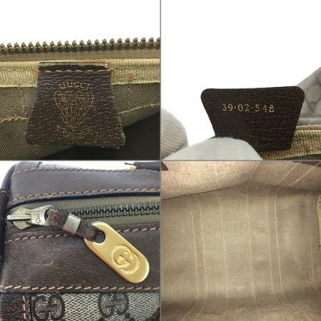  GUCCI グッチ オールドグッチ GGプラス シェリーライン ミニボストンバッグ 39･02･548