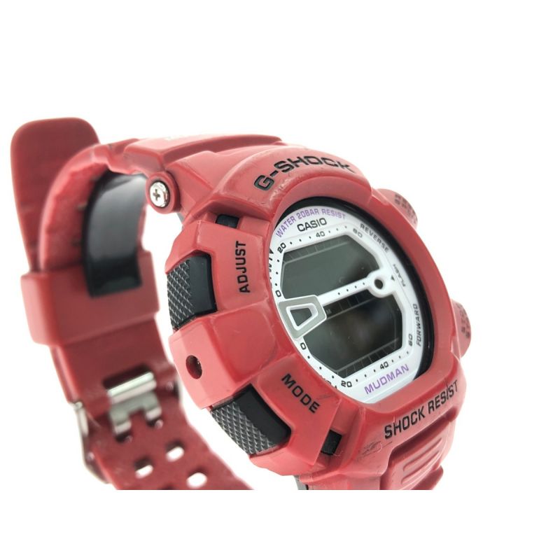 CASIO 腕時計  G-SHOCK  MUDMAN G-9000MX レッド腕時計