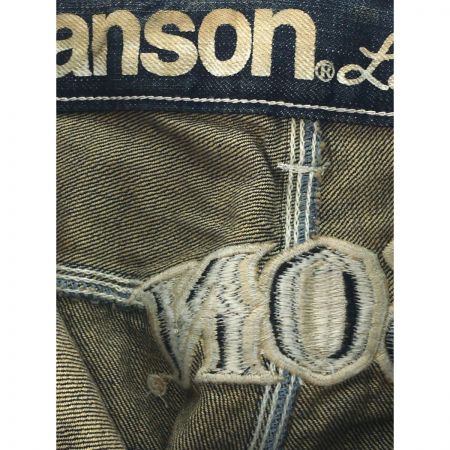  VANSON バンソン 38インチ インディゴ ジーパン デスラビット Gパン デニム クローズ×WORST CRV-2208 ネイビー