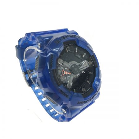  CASIO カシオ デジアナウォッチ クオーツ G-SHOCK GA-110CR ブルー