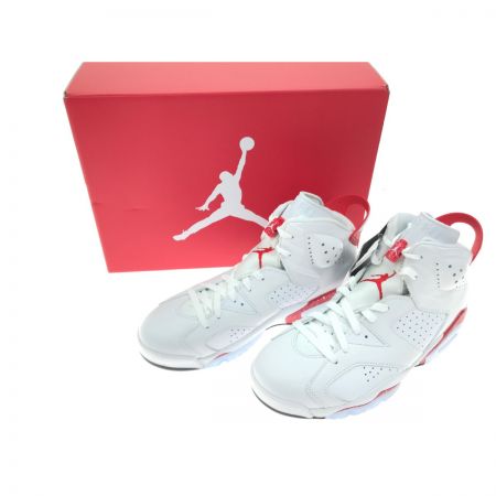  NIKE ナイキ AIR JORDAN 6 RETRO ホワイト×レッド