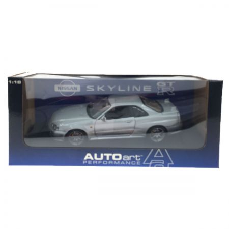 中古】 AUTOart 日産 スカイライン GT-R （R34） 1/18 オートアート