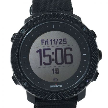  SUUNTO スント TRAVERSE ALPHA 腕時計 箱・充電ケーブル付属 ブラック