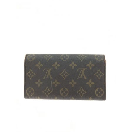  LOUIS VUITTON ルイヴィトン レディース長財布 モノグラム ポシェットポルトモネクレディ M61725