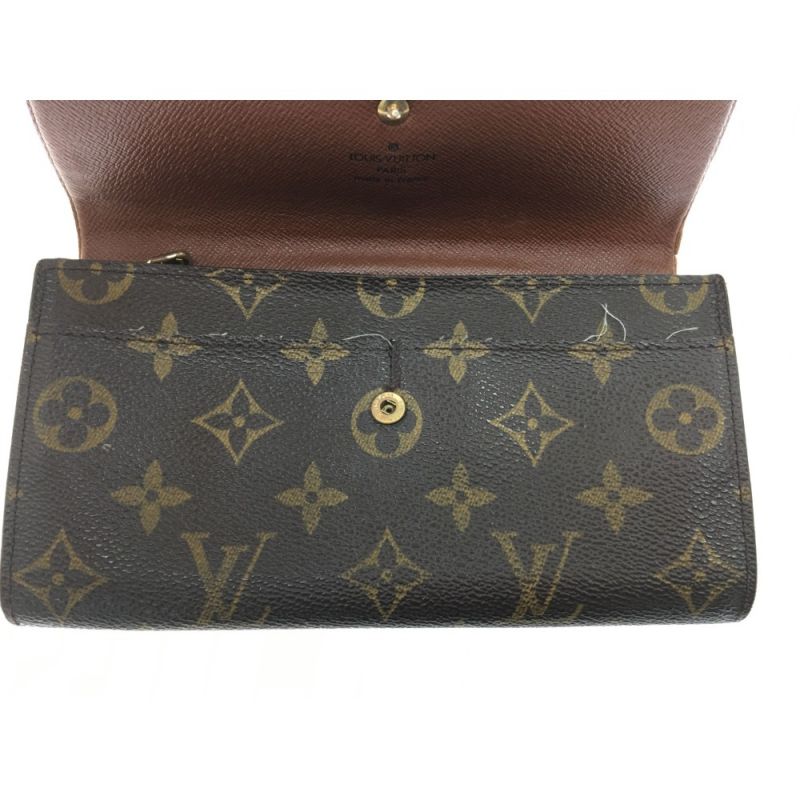 中古】 LOUIS VUITTON レディース長財布 モノグラム ポシェットポルト