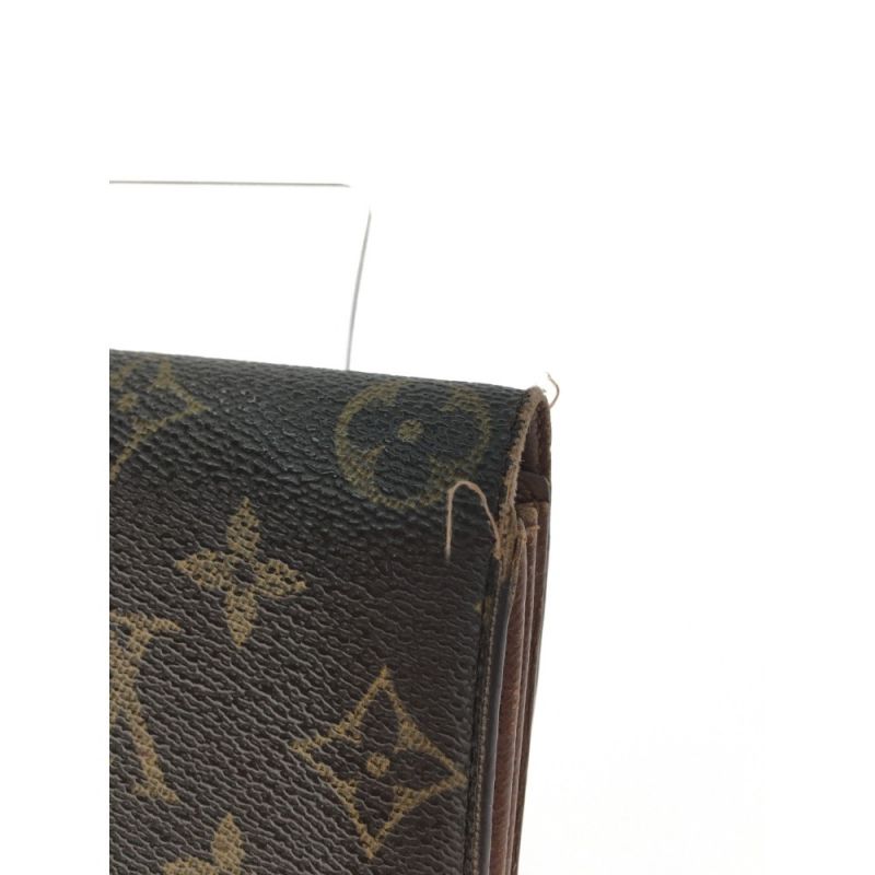 中古】 LOUIS VUITTON レディース長財布 モノグラム ポシェットポルト